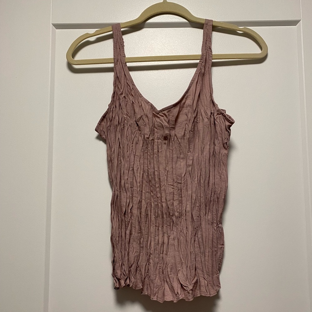 Crinkle Crush Light Purple Tank